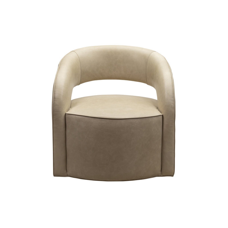 Chaise pivotante kaki Shilah