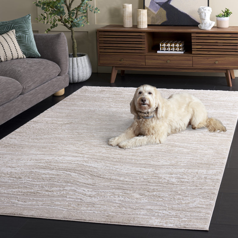 Tapis Earby Performance Abstract, Rectangle 5 pi 3 po x 7 pi 6 po