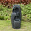 Cascade Fountain with Lights-115290666