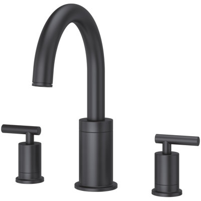 Garniture de robinet de baignoire romaine à deux poignées Contempra