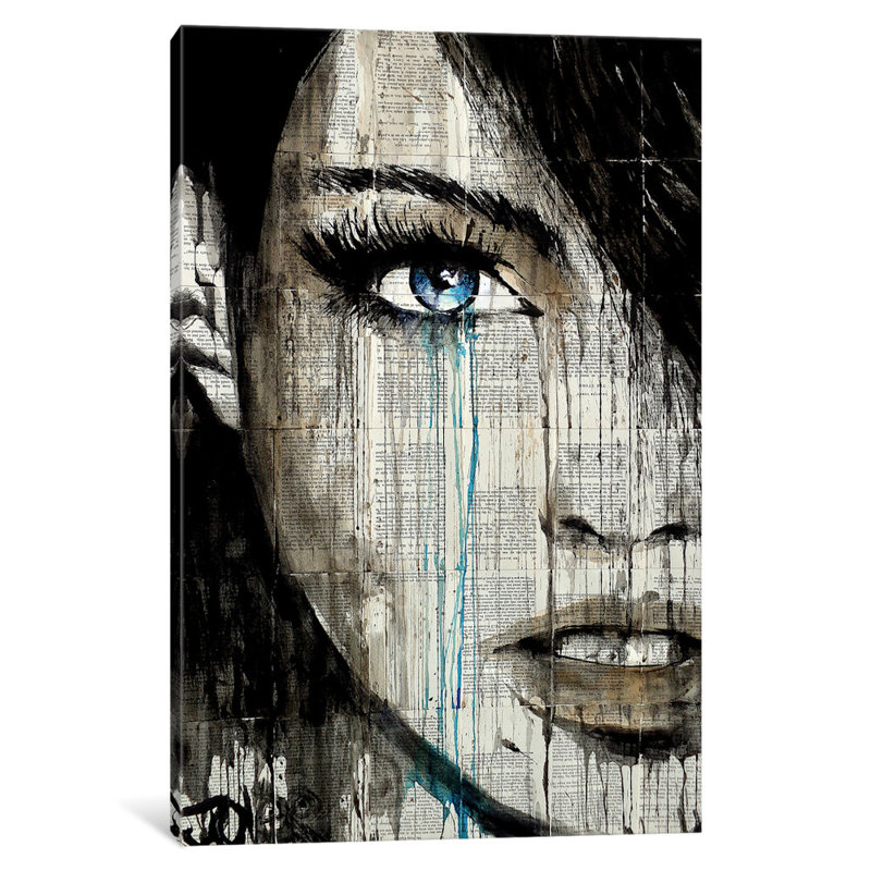 Alive par Loui Jover - Estampe numérique sur toile tendue avec châssis, H 26 po x l 18 po x P 1,5 po