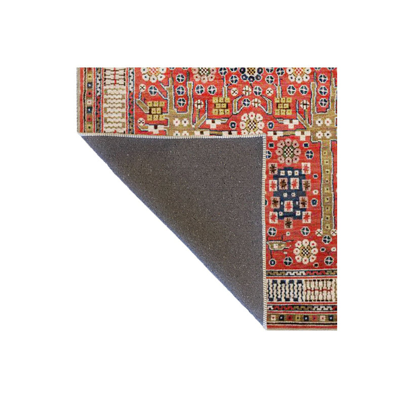 Tapis rayé à motif géométrique tissé lavable à la machine, Tapis de couloir 3 pi 3 po x 9 pi 10 po