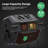 43 Gallon Dual Chamber Compost Tumbler, Outdoor Tumbling Rotating Compost Bin Tumbling Composter