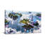 «Fantasy & Sci-Fi Floating Islands Sky City Futuristic Landscape Hover Trains Cloudscape Fantasy World», reproduction d'art sur toile-1985002428