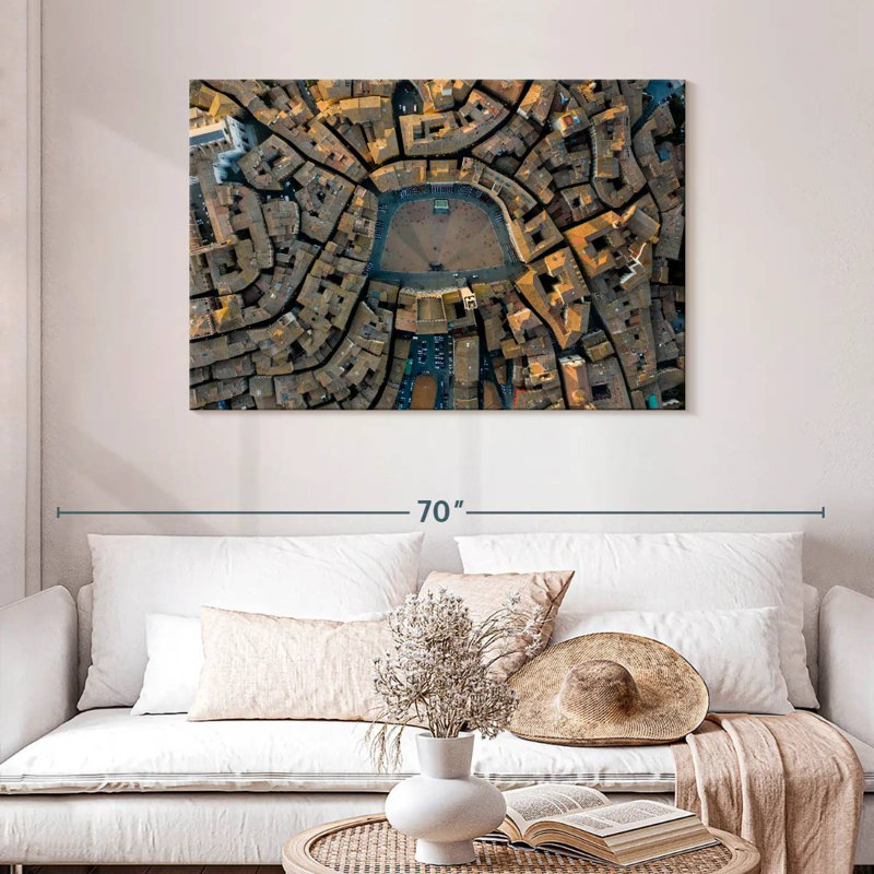 Kavia Piazza Del Campo, H 30 po x l 45 po