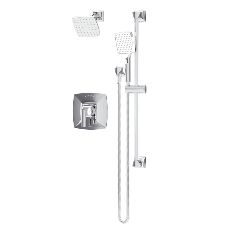 Oak HydroMersion Shower Faucet Trim with Hand Spray, Polished Chrome