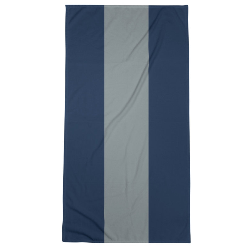 Bath Towel, Blue /Gray