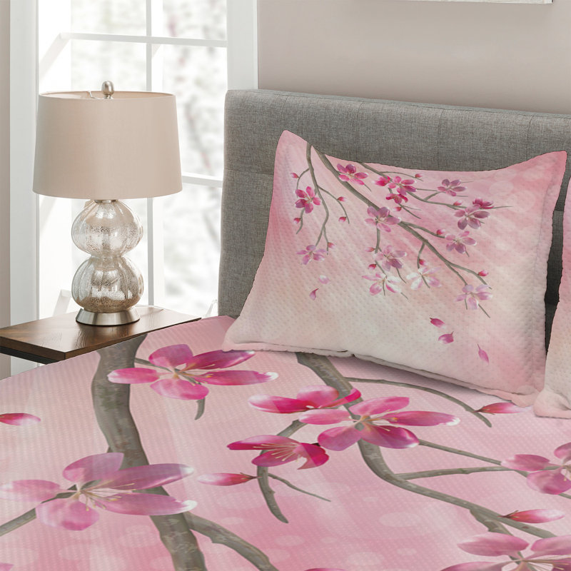 Polyester Coverlet, King Bedspread + 2 Shams