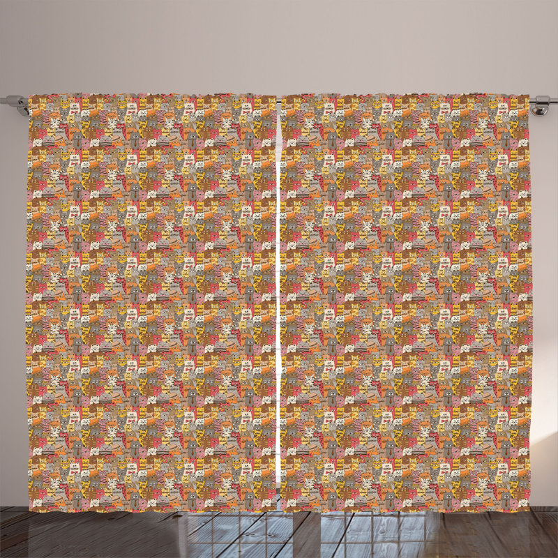 Polyester Standard Curtain Pair