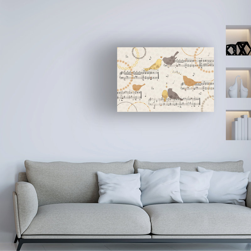 Œuvre d'art sur toile jaune Bachelor chantron, H 16 po x l 24 po
