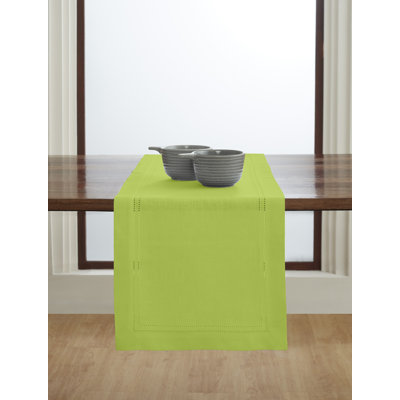 Double Hemstitch - 100% Pure Linen Table Runner