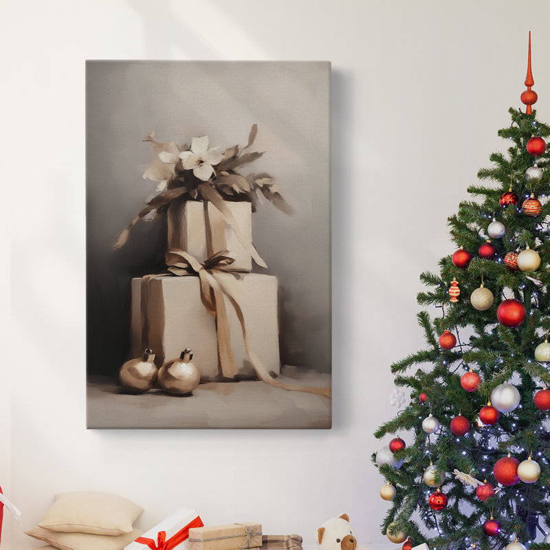 Art des Fêtes de Noël - Toile tendue avec châssis - Série 2-CECV III, H 24 po x l 16 po