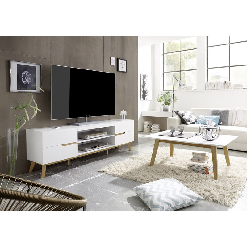 Ballinger Unfinished TV Stand for TVs up to 75"