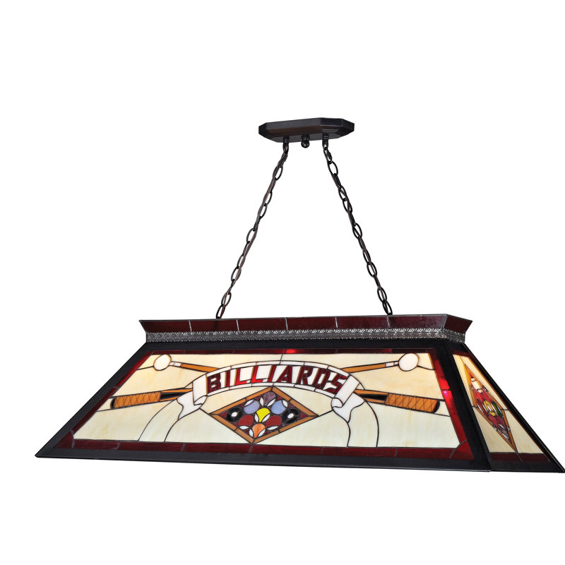 Luminaire suspendu Godines, Rouge