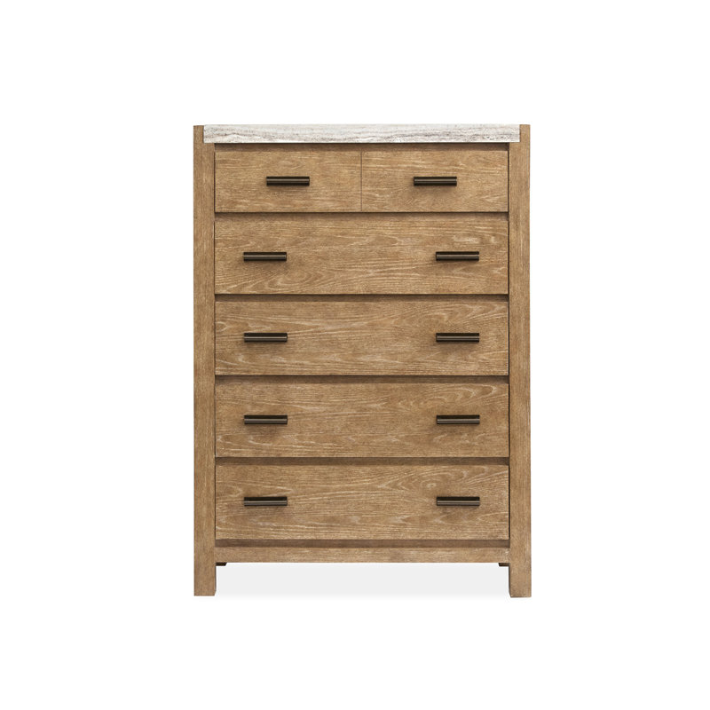 Commode à tiroirs, Brun