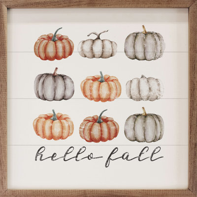 Hello Orange - citrouilles grises et orange