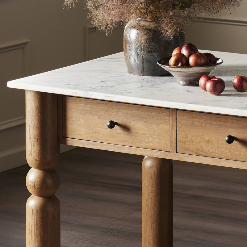 Dothan Kitchen Island-Toasted Oak