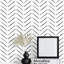 Papier peint adhésif à motif à chevrons Rugreat