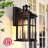 2 Packs Motion Sensor Outdoor Wall Sconce Lantern Oil Rubbed Bronze-1132375458