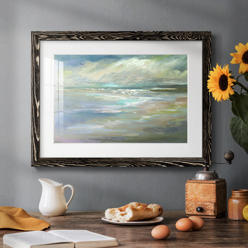 Beach Light I, Noir, H 26 po x l 38 po x P 1,5 po