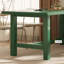 Bureau multifonctionnel en bois d'hévéa vert émeraude-307489487