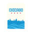 «Chicago Flag Skyline», impression sur toile tendue-55903744