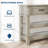 Zayer 47” Console Table with 2 Storage Drawers, Farmhouse Sofa Table, Behind Couch Table, Hallway Table for Entryway