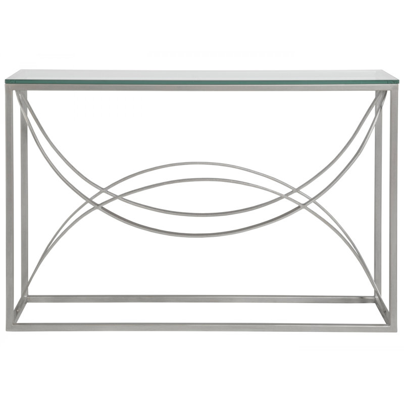 Metal Designs Ellipse Console, Argento