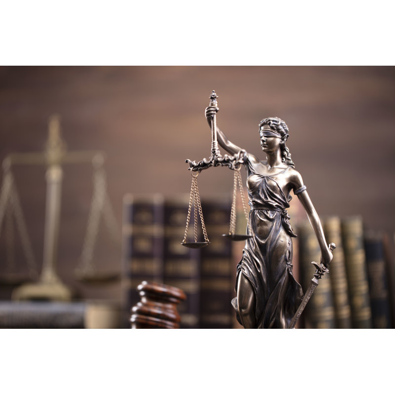 Lady Of Justice by Zolnierek - Wrapped Canvas Print, 30cm H x 46cm W