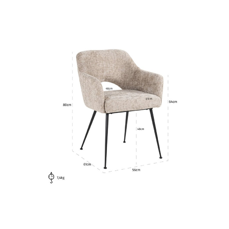Jenthe Upholstered Arm Chair