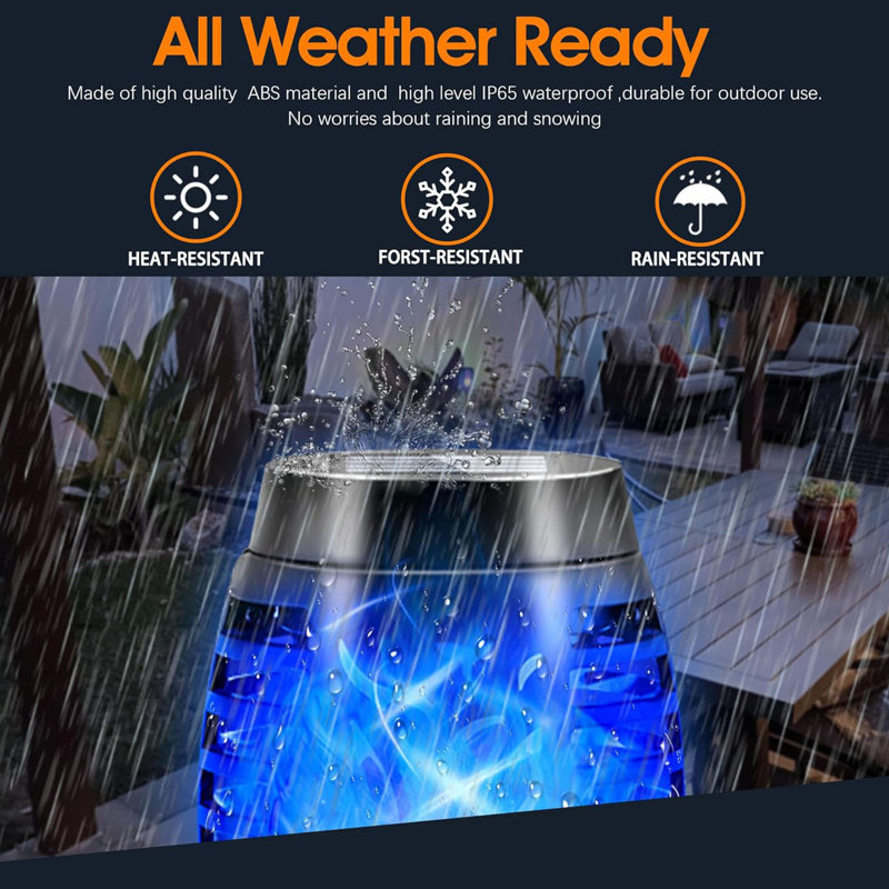12 Packs 12LED Solar Tiki Torches with Flickering Flame, Auto On/Off,Blue