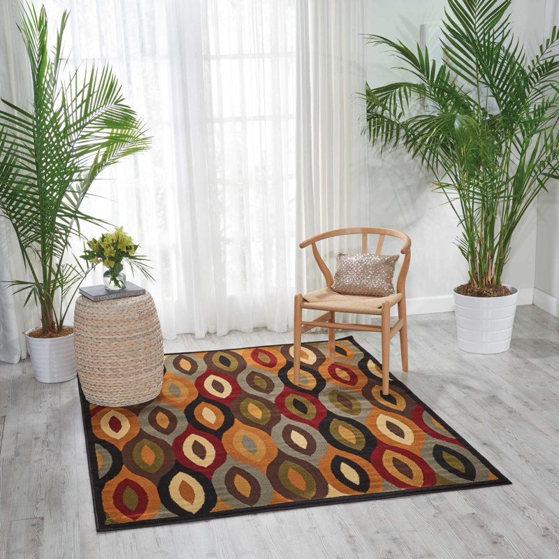 Seburn Abstract Indoor Rug, Rectangle 7'10" x 10'6"