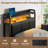 Etsuyo Upholstered Storage Bed with  Headboard, LED Lights and Charging Station-107685453-86587032