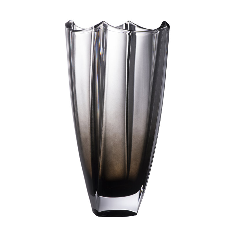 Table Vase, 12" H x 8" W x 8" D, Purple
