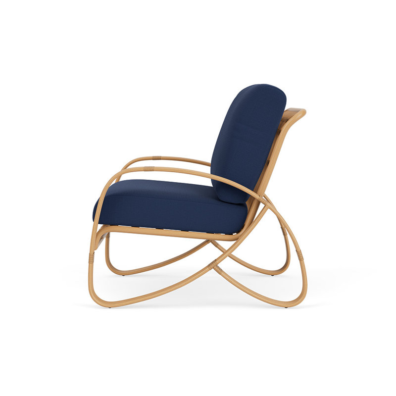 Riviera Outdoor Lounge Chair, Beach Navy