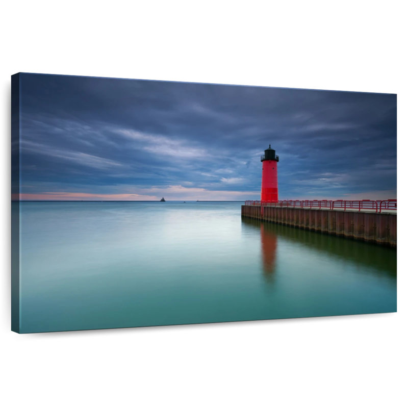 Aletra Milwaukee Pierhead Lighthouse, 34" H x 51" W