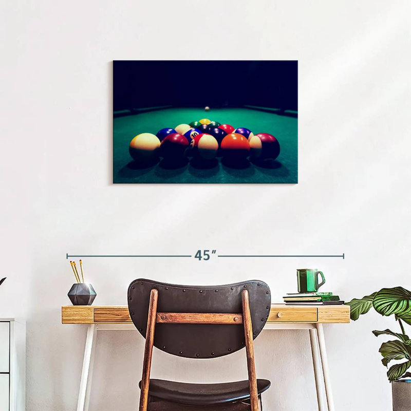 Boules de billard Senne, H 20 po x l 30 po
