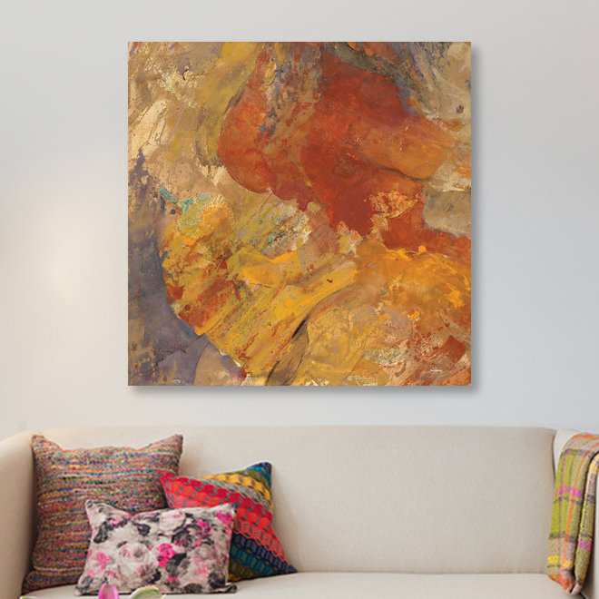 «Canyon III.C» par Albena Hristova - estampe numérique sur toile tendue avec châssis, H 37 po x l 37 po x P 1,5 po