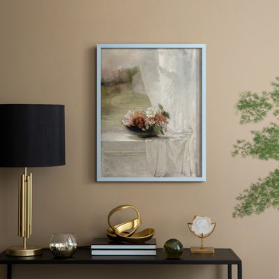 Vintage Floral Print CCCIX Framed Print - Solid Wood