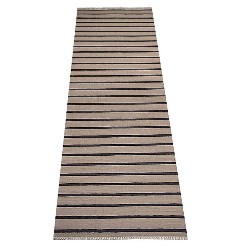 Donora Hand Woven Flat Weave Kilim Wool Eco-Friendly Area Rugs  -  Contemporary Modern Design, Low Pile  Handmade Area Rugs for Living Room, Bed Room