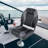 Set of 2 Folding Boat Seats, High Back Waterproof Marine Seats with Thick Sponge Padding and Hinges for Fishing Boats, Jon Boats and Speedboats