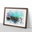 The Northern Lights in Iceland - Picture Frame Painting Print-56856250-56856251