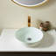 Lavabo de salle de bain vasque circulaire sans robinet-65077486