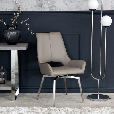 Swivel Chair - Taupe