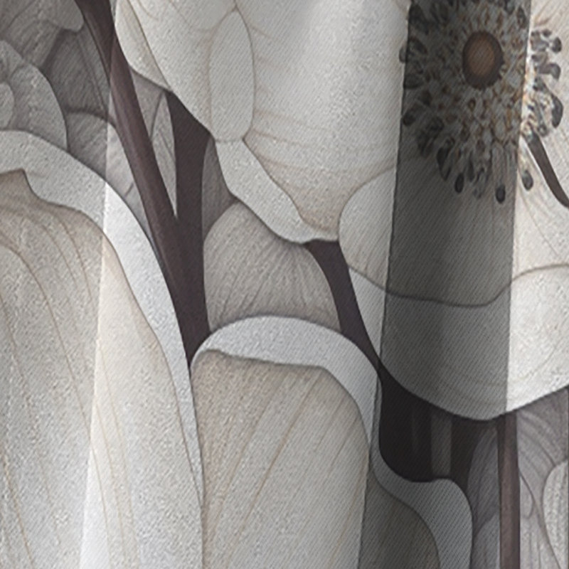 Kurtis - Rideau cornouiller - Rideau occultant à motif floral - 1 panneau, L 52 po x L 95 po