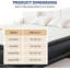 Matelas gonflable de camping avec pompe électrique haute vitesse intégrée, hauteur de lit, lit gonflable gonflable avec sac de transport, pour les invités à domicile et les voyages, portable pliable imperméable