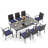 Sutiya 8 - Person Patio Dining Set with Rectangular Table , Cushions Included-95203820