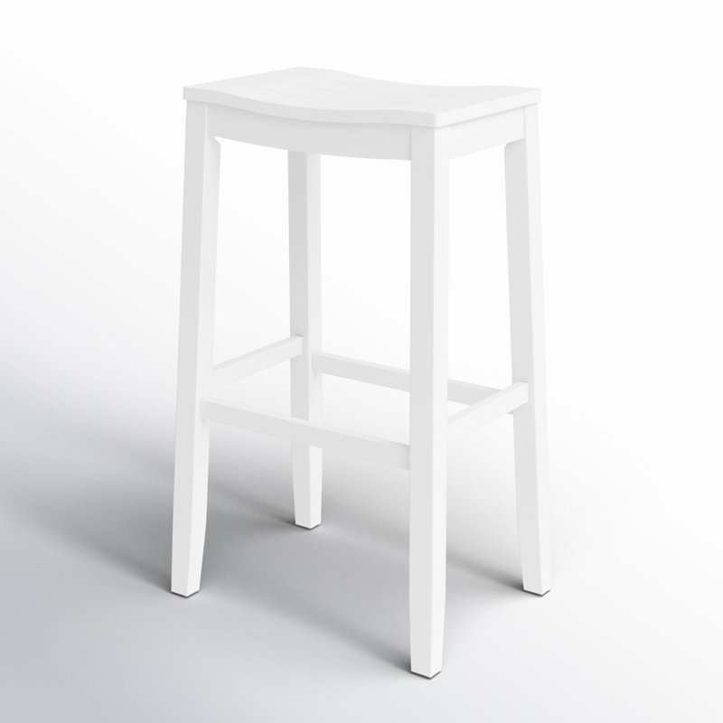 Katwa Counter Stool, White, Bar Stool (30" Seat Height)