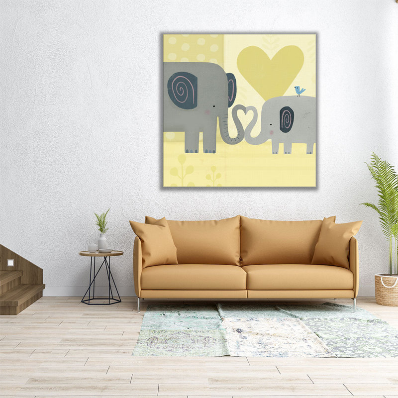 «Mama and Me III», reproduction d'art sur toile, H 12 po x l 12 po