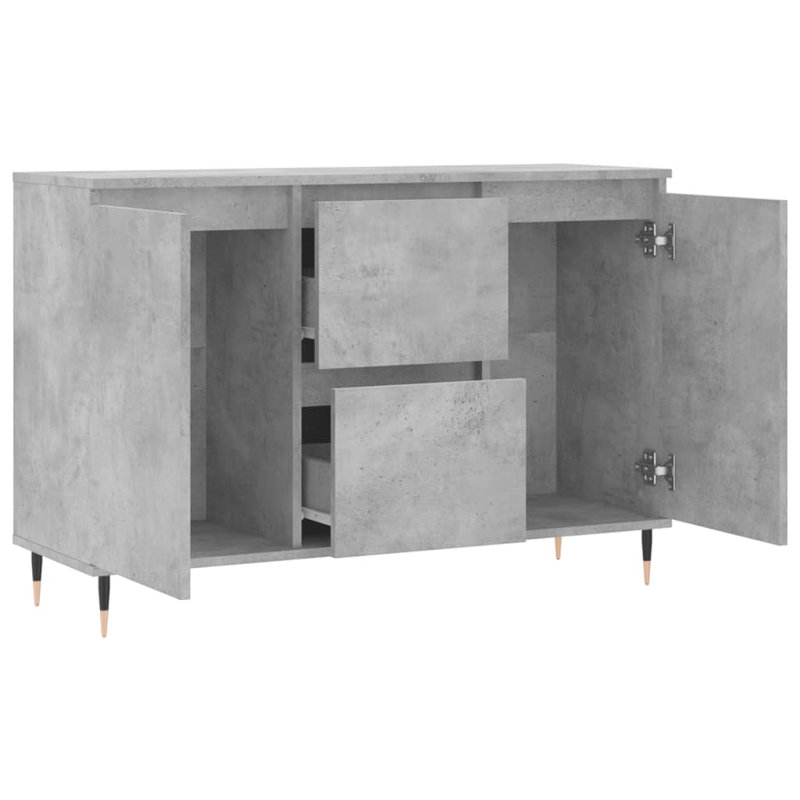 Mariolino 104cm Sideboard, Concrete Grey
